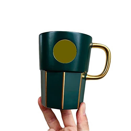 Tazzine da caffè Tazza di caffè in Ceramica Tazza Tazza di caffè Bere Regalo Tazza di Regalo Tazza d'Acqua Set di Tazze (Capacity : 301-400ml, Color : Cup)
