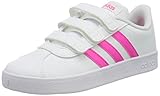 Marke: Adidas adidas Vl Court 2.0 CMF C Sneaker, Footwear White Shock Pink Footwear White, 34 EU