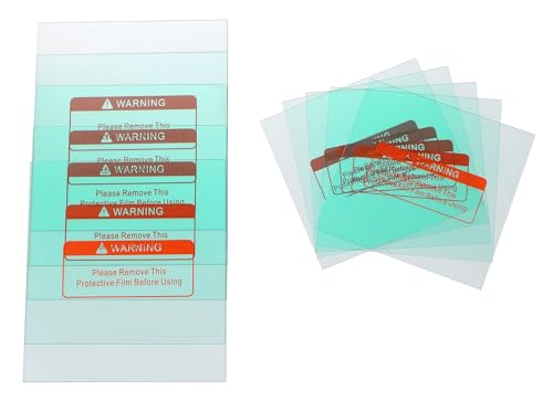 SIXTOL WELDING MASK PRO VIEW | Vidrios protectores de repuesto | Juego de 10 | 5 internos + 5 externos | Cristales para casco de soldadura