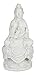 Ebros Buddhism Eastern Enlightenment Water And Moon Goddess Kuan Yin Meditating On Lotus Throne Statue Buddha Themed Religious Decorative Altar Figurine 7" Tall Sculpture Decor Feng Shui Zen Buddhist