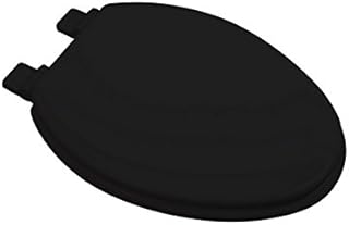 Slow Close Deluxe Molded Wood Elongated Toilet Seat- Black