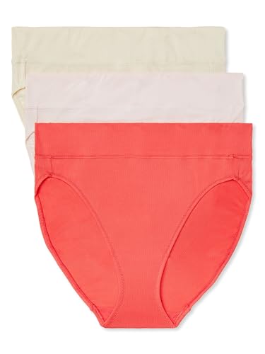 Warners&reg; Blissful Benefits Women's Dig-Free Breathable Microfiber 3-Pack Hi-Cut RT4963W