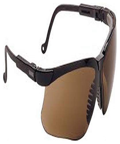 Honeywell S3201HS Uvex Genesis Safety Glass with Black Frame, Capacity, Volume, Standard, Espresso (