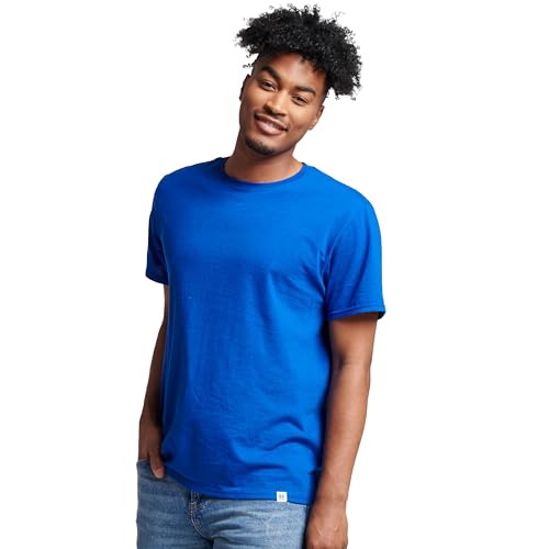 El Mejor Listado de Playera Azul Rey los 5 más buscados. 47 Russell Athletic - Camiseta de manga corta Essenital para hombre, color azul
