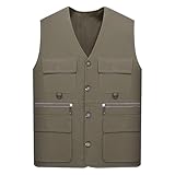 Photo Gallery dgztwll canotte da uomo con bottoni, vestibilità regolare, estate, casual, lavoro all aperto, con tasche, tinta unita, morbida, traspirante, pesca, lavoro, golf, top da uomo uk, cachi, m Photo Gallery dgztwll canotte da uomo con bottoni, vestibilità regolare, estate, casual, lavoro all aperto, con tasche, tinta unita, morbida, traspirante, pesca, lavoro, golf, top da uomo uk, cachi, m