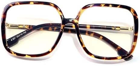 Reading Glasses, Square Fashion Glasses, Eye Protection, Vintage Large Fresh Glasses, Shows for Women and Men (Color: 1639, Size: +2)