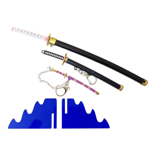 Image of UNSHARPED Metal KATANA Keychain with stand - Multicolor
