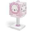 Dalber Lampada da tavolo per bambini, modello Jungle Jungle Rosa