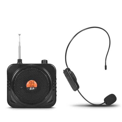  Begchy Microfono Wireless 2.4G Bluetooth Speaker Amplificatore per Aula per Insegnanti Amplificatore per Guida Turistica Scheda TF Spina UE