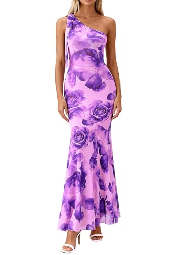 PRETTYGARDEN Womens Summer One Shoulder...
