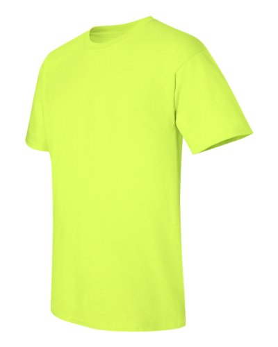 Gildan Activewear Ultra Cotton Tee Shirt. Safety Green. 4Xl. #TOP1