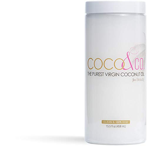 Ultra Pure Organic Virgin Coconut Oil For Hair, Skin, Body, Scalp And Hair By Coco & Co. #TOP11