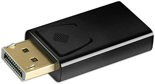 Adaptador DisplayPort macho a HDMI hembra 1080P negro miniatura 7