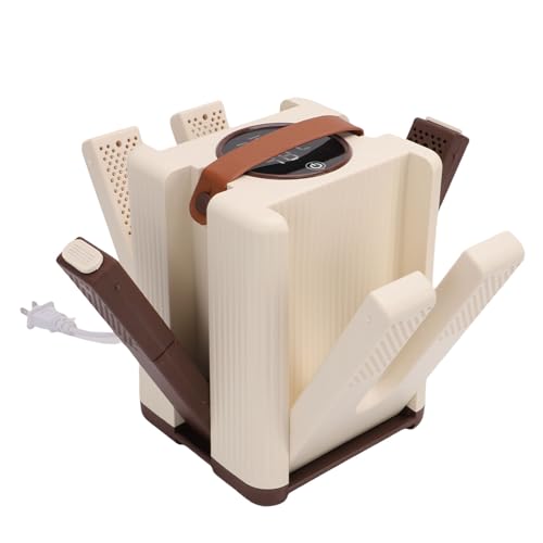 Secador de botas eléctrico portátil plegable 6 brazos