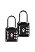 Produktbild Samsonite Global Travel Accessories - 3-Stelliges TSA Zahlenschloss (2x), 7 cm, Schwarz (Black)