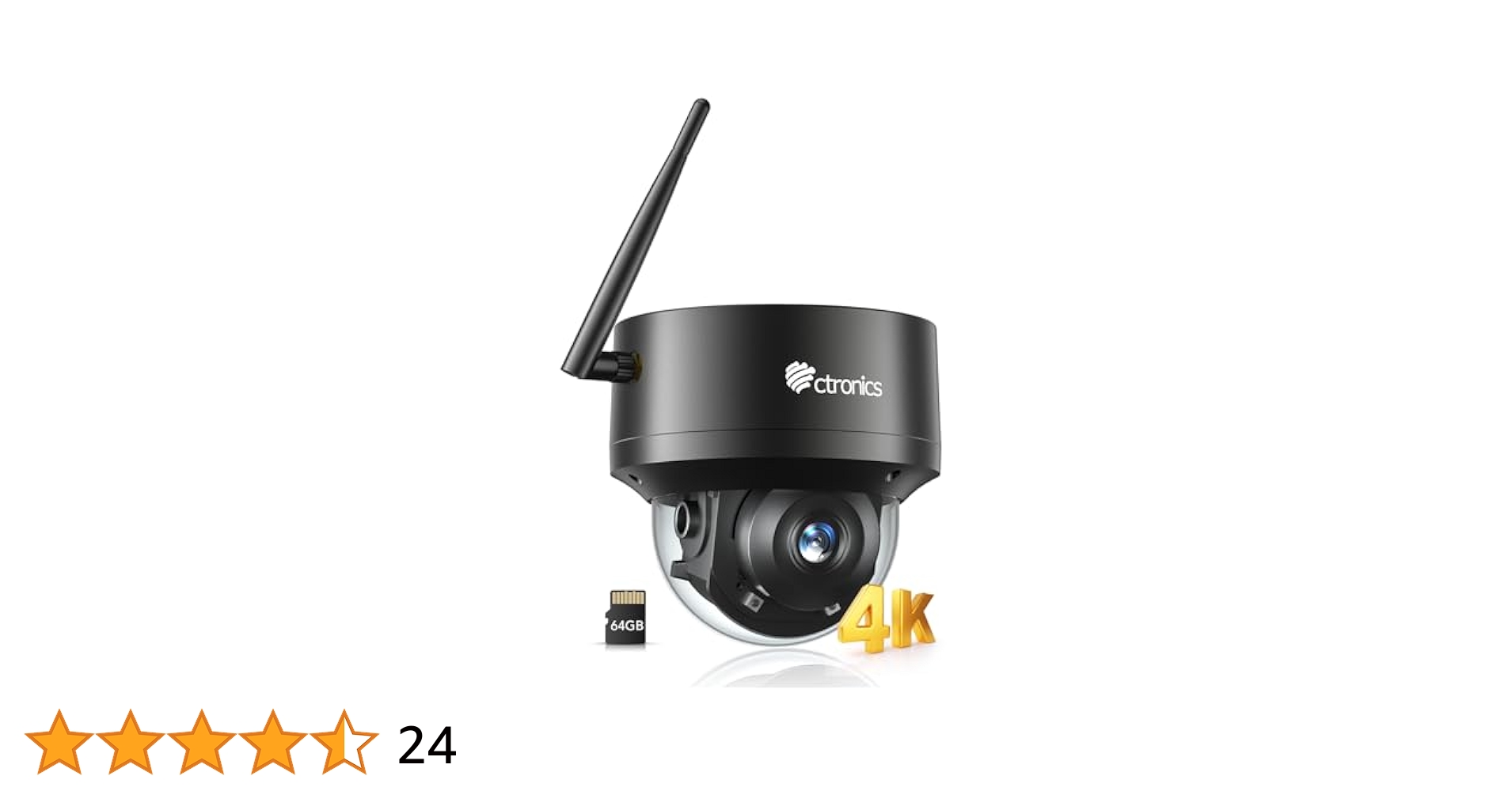 ★未使用❣ ctronics防犯カメラ2台 PSEマークあり 12v 1A Amazon.co.jp: Ctronics 防犯カメラ 屋外 5MP 5GHzWiFi対応 AI