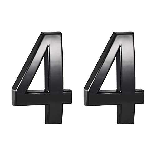 Numéro de maison autocollant noir pour adresse boîte aux lettres 4