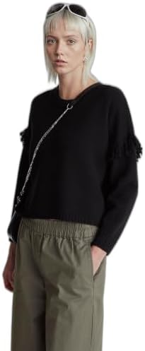 United Colors of Benetton Trikot G/C M/L 191VD10EZ Pullover, Schwarz, S Damen