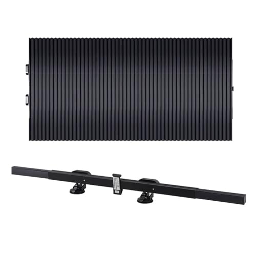 Pare-soleil voiture rétractable anti-UV rideau occultant pliable thermique 80cm