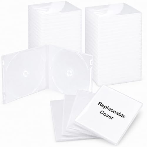 Cajas de CD transparentes Sabary de 10.4 mm contra carátulas rotas y discos rayados