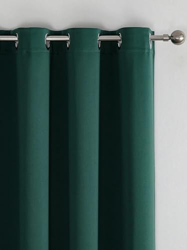 Rideaux occultants en polyester uni avec isolation thermique