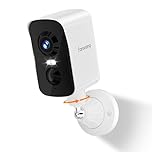 fanxiang 2K Wireless Security Camera Outdoor Rechargeable Battery Camera WiFi, 300° Pan Rotating, AI Motion Detection, PIR, Color Night Vision, Spotlight, Siren, Two-Way Talk, IP65, SD/Cloud Storage