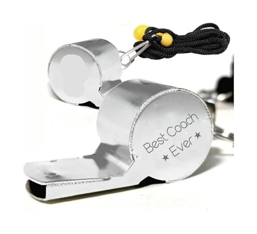 Silbatos deportivos Suojim 5 piezas con cordón miniatura 1