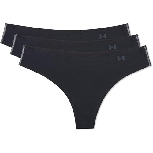 Image of Under Armour Pure Stretch Thong 3-Pack Black /Black /Black MD (US 8-10)