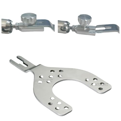 5-Pcs Baumann Style Bite Fork Dental Arto Face Bow Fits with Artex Amann Forks