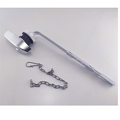 Lingsad LINGSAD-0236 Fancuf Side Button Pull Wrench Abs Electroplated Toilet Toilet Drainage Pull Lever Button Front Wrench thumb #5