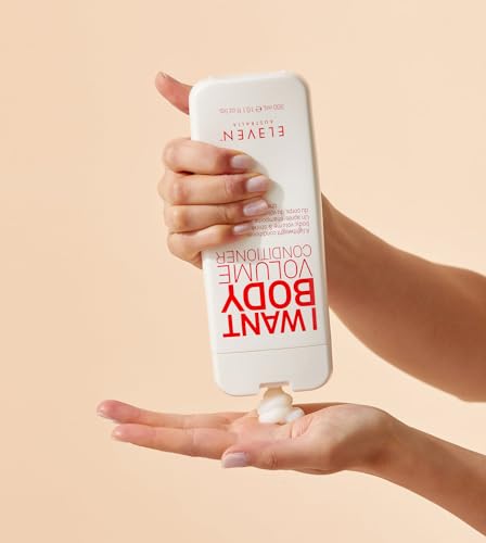 ELEVEN AUSTRALIA I Want Body Volume Hair Conditioner for Women & Men - Volumizing Conditioner for Fine Thin Hair, Adds Body, Lift, & Fullness, Nourishes & Hydrates, Sulfate Free