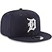 New Era Unisex-Adult MLB 9Fifty Team Color Primary Logo Adjustable Snapback Hat Cap One Size Fits All - Detroit Tigers Navy