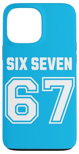 67 Six Seven Sport Design on Back. 6 7 Meme Men Women Kids X}zP[X iPhone 13 Pro Max p