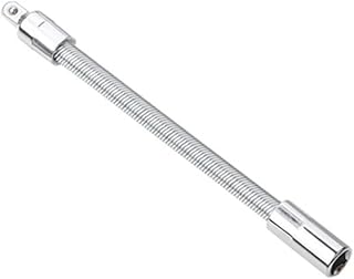 Omninmo 1-Piece Wrench Sleeve Extension Rod, 1/4 Socket Wrenches Drive Head, Bendable Flexible Socket Extension Bar Shaft