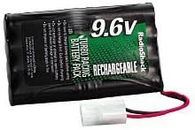 Rsk RC 9.6 volt Rechargeable Battery Pack, 9.6v Tamiya Connector. Compatible with many Tyco, Nikko, RadioShack Radio Controlled Cars & Trucks