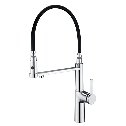 Mitigeur cuisine 3 voies en laiton chrome pour eau chaude froide et filtree