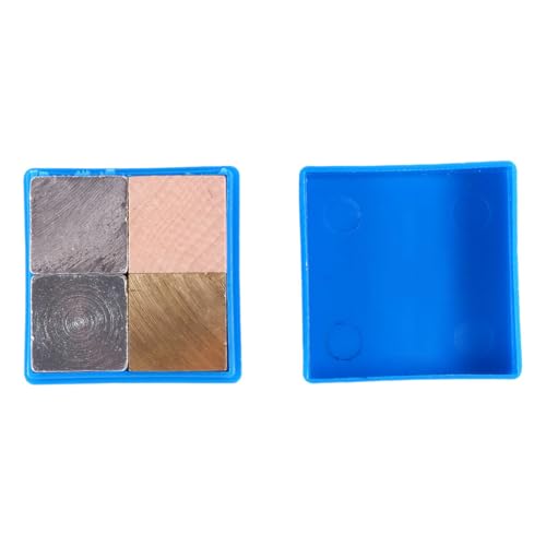 Blocs de Densité Lisses Aluminium 4 Pièces 2cm en Laiton Fer Bois