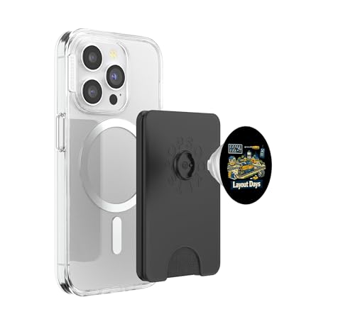 PopSockets PopWallet para MagSafe operador ferroviario para evitar caídas de tarjetas 3
