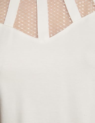 T shirt manches courtes à dentelle femme - vue 7