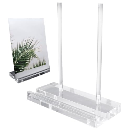Soporte de acrílico de mesa para organizar notas sin ocupar espacio 2