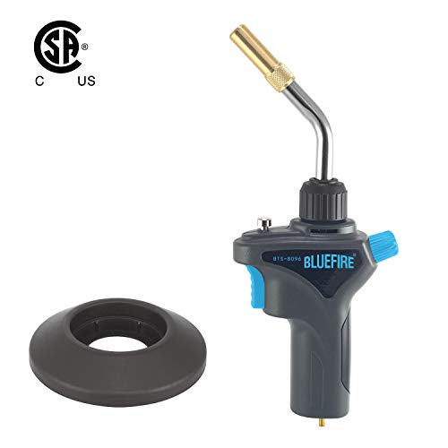 BLUEFIRE Metal Handle High Intensity Gas Welding Torch Head,Fuel by MAPP MAP PRO