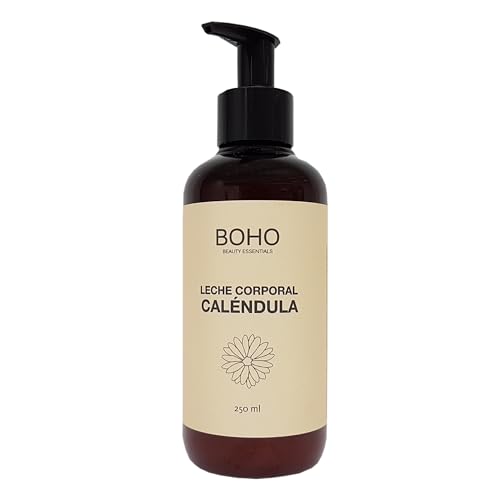 BOHO Beauty Essentials | Crema Corporal Caléndula, 250 ml | Efecto Cicatrizante y Calmante con Aceite de Caléndula | Para Todo Tipo de Pieles