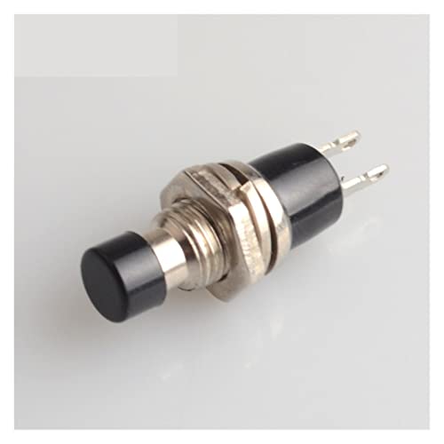 Lot de 6 micro-interrupteurs NC/NO noir avec mécanisme de réinitialisation automatique - 2