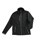  Active Softest Shell Jacke Herren Softshell Übergangsjacke wasserdicht atmungaktiv, Größe:M, Farbe:Black Opal