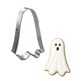 Foose Brand Halloween Ghost Cookie Cutter 4 in, Tin Plate Steel, Handmade in USA