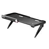 Solution de rangement multifonctionnelle : Cette étagère pour box TV offre une fonctionnalité polyvalente avec un rangement dédié aux routeurs, télécommandes, consoles de jeu, s et câbles de charge. Elle garantit un espace de vie sans encombrement en organisant les accessoires de divertissement pour les rendre faciles d'accès lors des séances cinéma en famille ou des parties de jeu.
