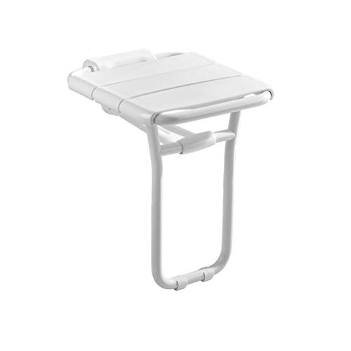 Tabouret De Bain Tabouret de douche Tabouret de bain Siège de salle de bain Pliant mural Antibactérien mobile Salle de bains auxiliaire Poinçonnage Maximum portant 200kg Tabouret de siège de douche an Cover