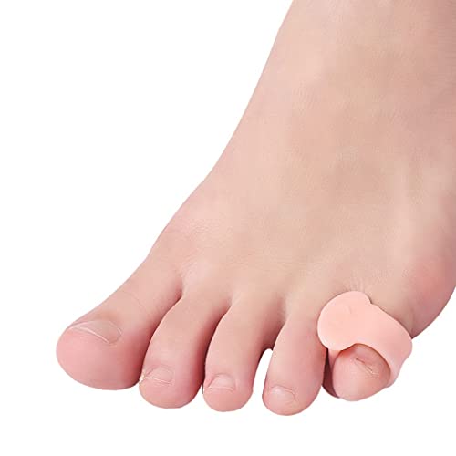 Separadores de Los Dedos Pies for Superpuestos: Alquileros Martillo Gel Transparente ei Alivio Del Dolor - Dímesos Doblados Correctos: Spreaders, Correctores Suaves y Estilo Vida Activo(A,2 pairs)