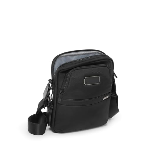 Image of TUMI - Alpha Medium Crossbody - Men's and Women's Everyday Crossbody Bag - Adjustable Shoulder Strap - For Business & Travel - Midnight Black