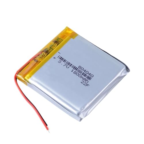 Batería 804040 recargable de litio 3.7V 1800mAh con cable 1.5 2p para gadgets